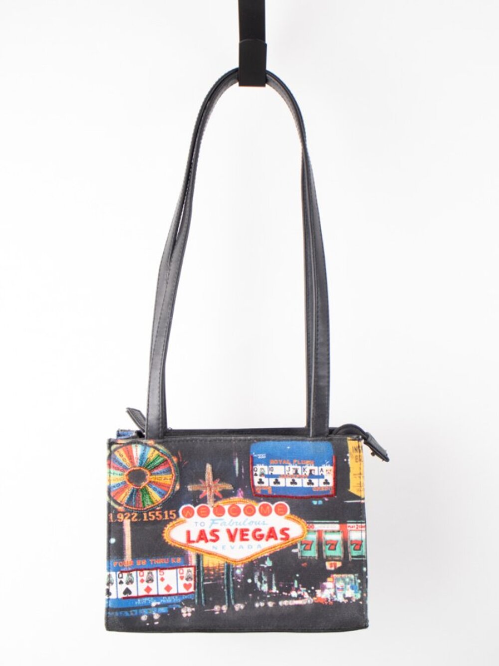 Frankie & Johnnie Las Vegas Nevada Purse Handbag Black